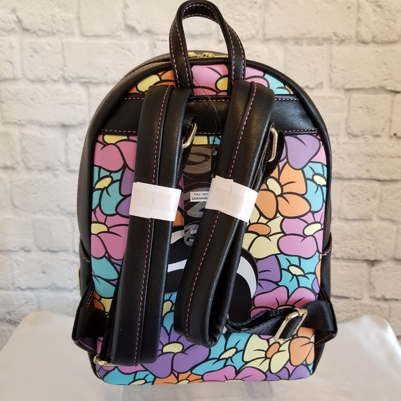 Loungefly Bambi Flower Floral Disney Mini Backpack Bag - Picture 5 of 16